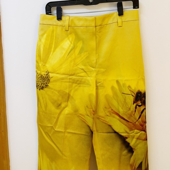 Tory Burch Printed Bee Satin Trouser - Picture 8 of 10